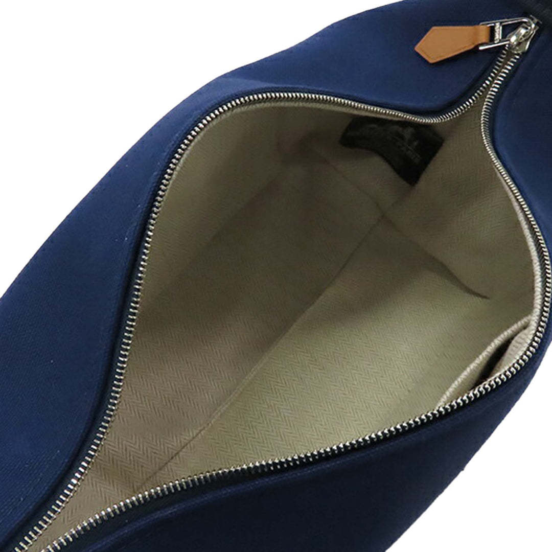 Hermès Small Toile Bride A Brac Étui Bleu – GABY PARIS Authentique