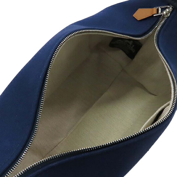 Hermès Small Toile Bride A Brac Étui Bleu – GABY PARIS Authentique