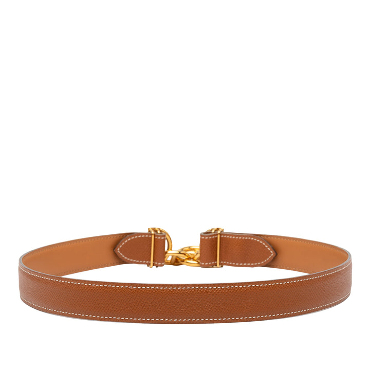 Hermès Veau Madame Regate Belt 24