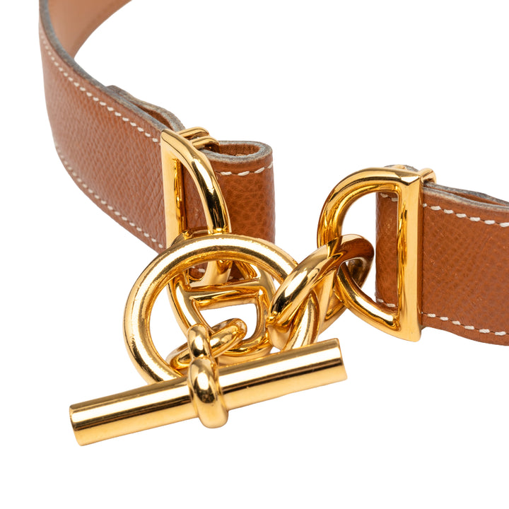 Hermès Veau Madame Regate Belt 24
