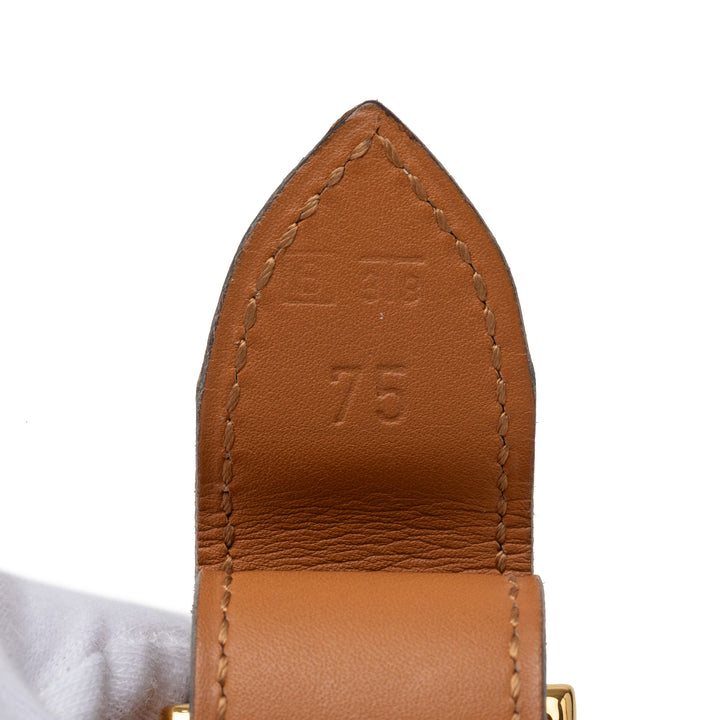 Hermès Veau Madame Regate Belt 24