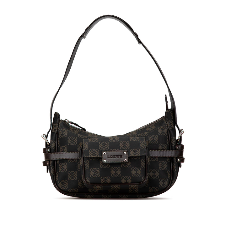 Anagram Shoulder Bag Brown - Gaby Paris