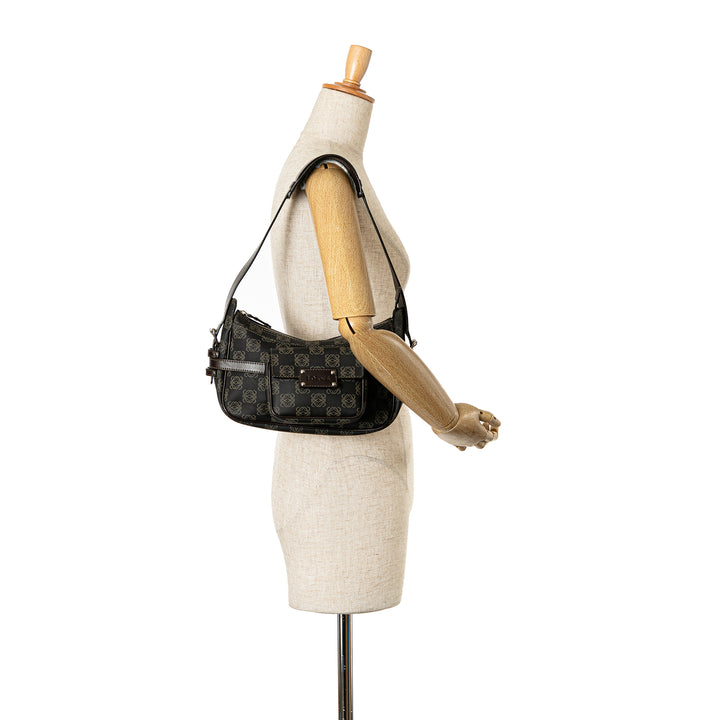 Anagram Shoulder Bag Brown - Gaby Paris