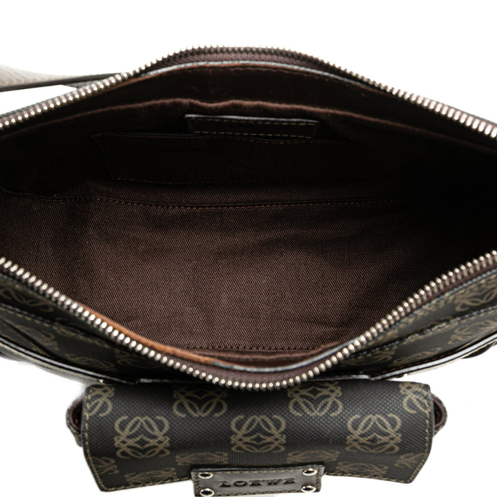 Anagram Shoulder Bag Brown - Gaby Paris