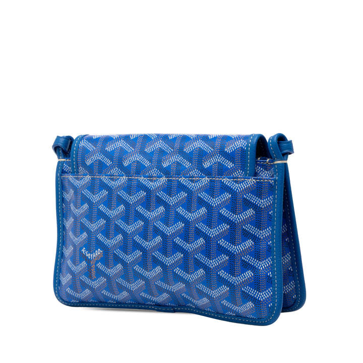 Goyard Plumet Poche Portefeuille Goyardine Bleu – vue 2 – GABY PARIS