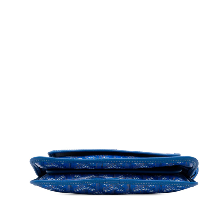 Goyard Plumet Poche Portefeuille Goyardine Bleu – vue 3 – GABY PARIS
