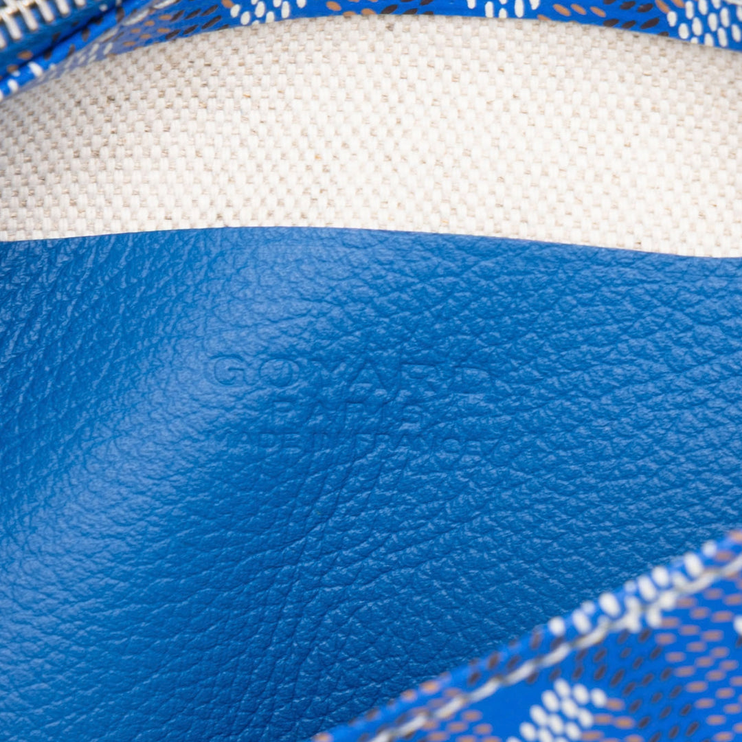 Goyard Plumet Poche Portefeuille Goyardine Bleu – vue 5 – GABY PARIS