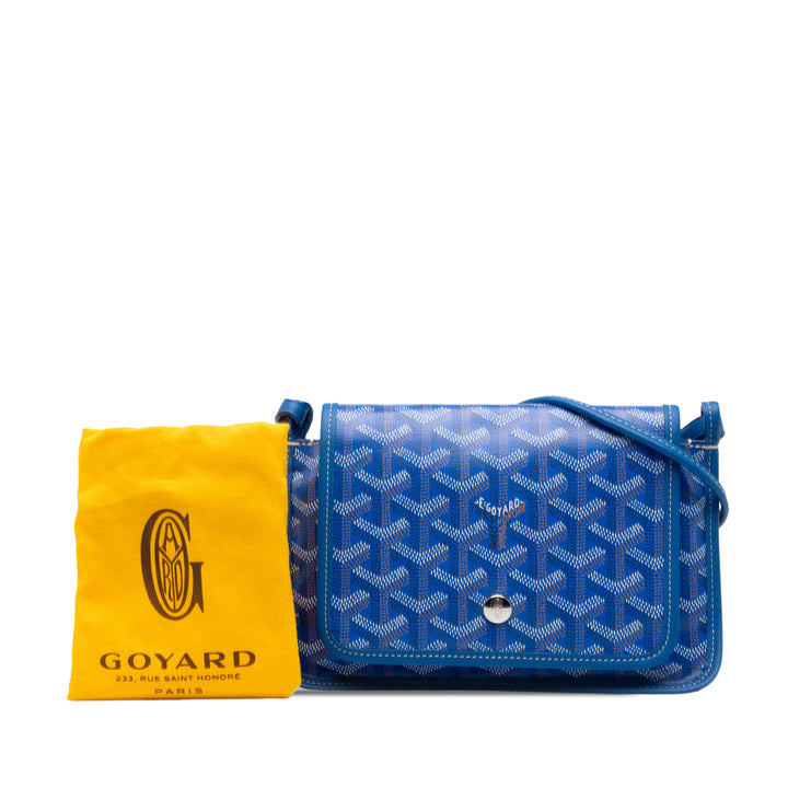 Goyard Plumet Poche Portefeuille Goyardine Bleu – vue 7 – GABY PARIS