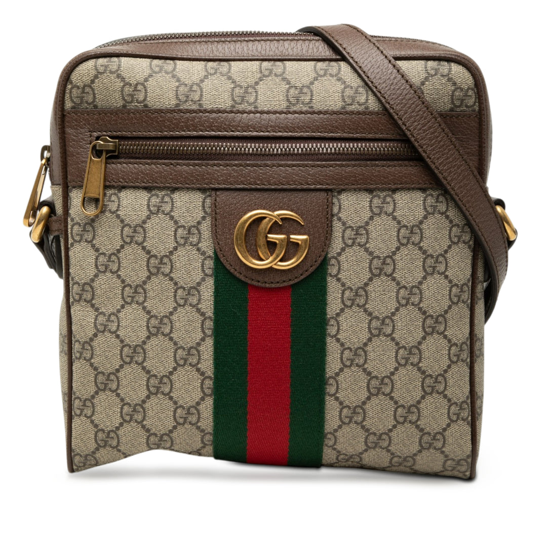 Gucci Small GG Supreme Web Ophidia Messenger Sac