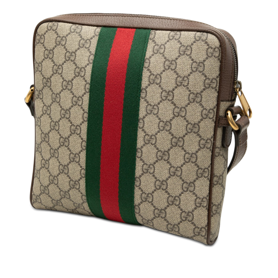 Gucci Small GG Supreme Web Ophidia Messenger Sac