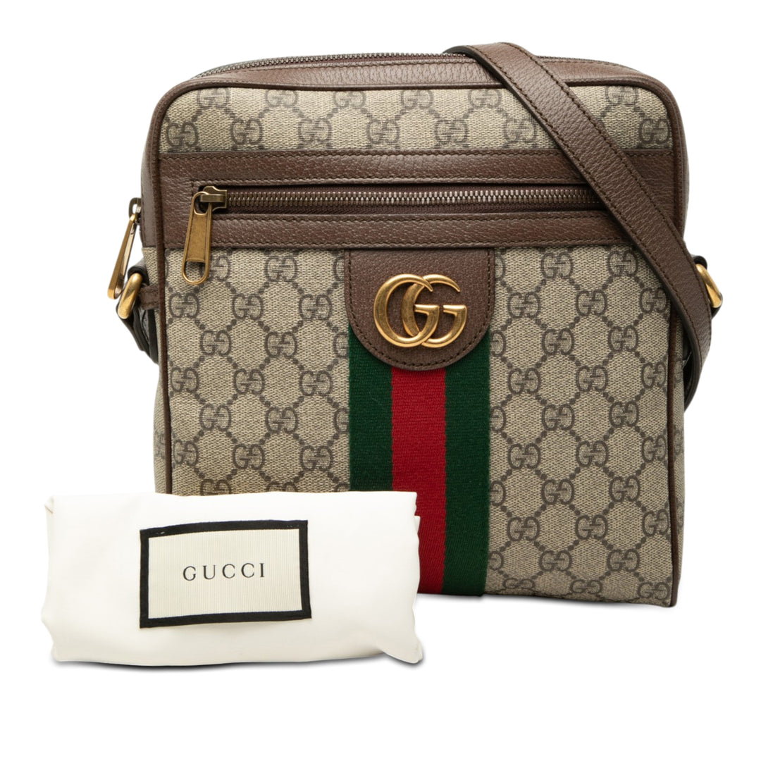 Gucci Small GG Supreme Web Ophidia Messenger Sac