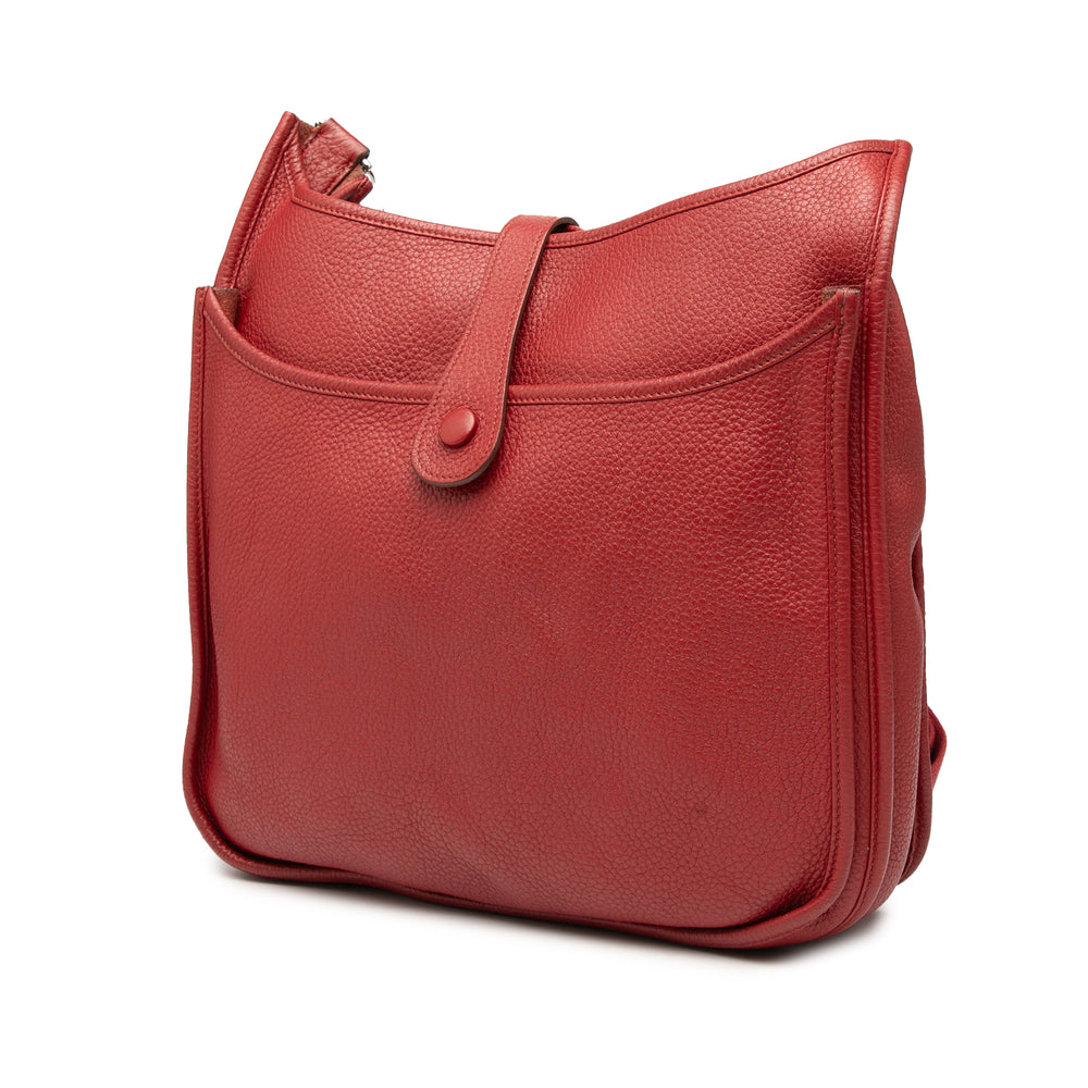 Hermès Sac bandoulière Evelyne III 33 Togo Rouge – vue 2 – GABY PARIS