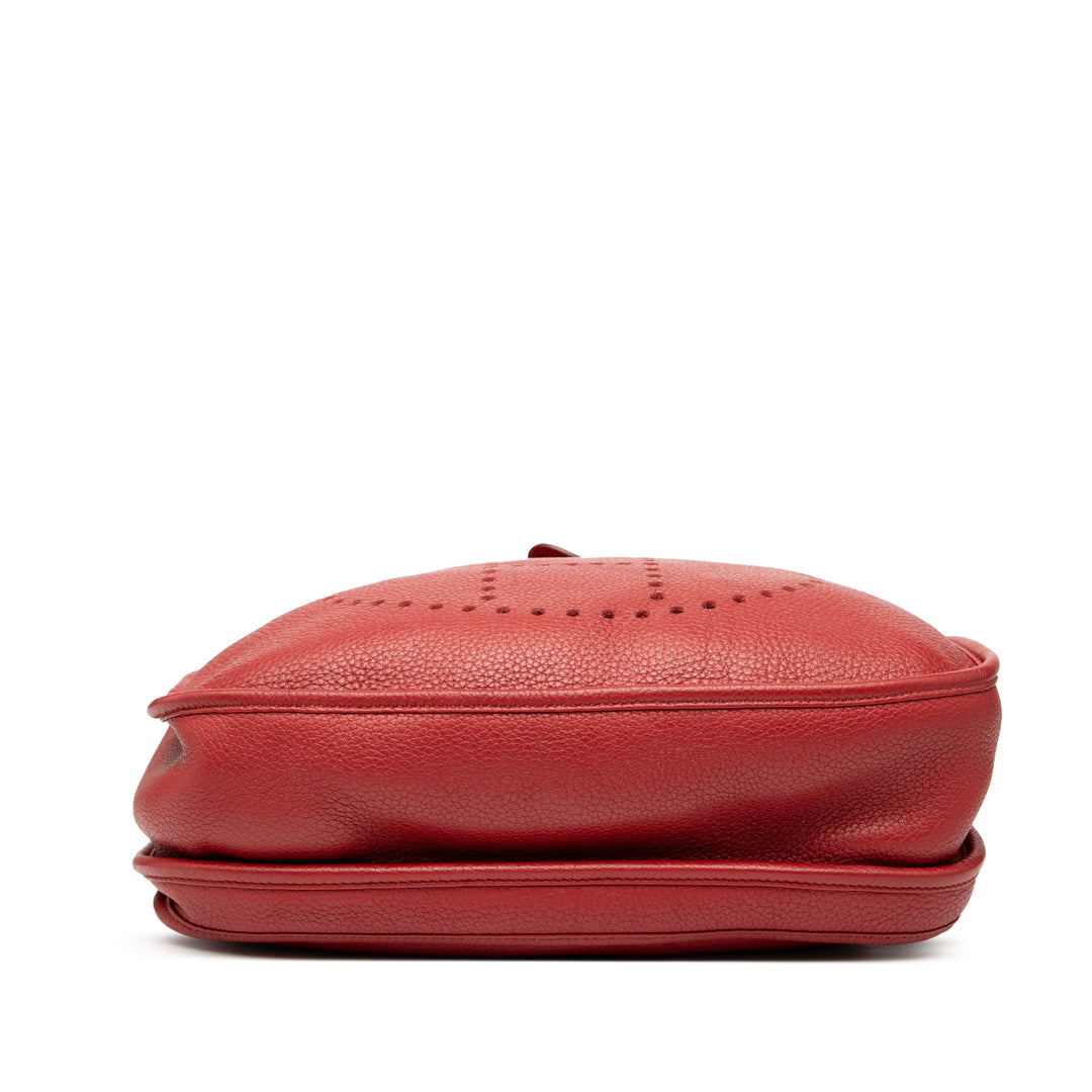 Hermès Sac bandoulière Evelyne III 33 Togo Rouge – vue 3 – GABY PARIS