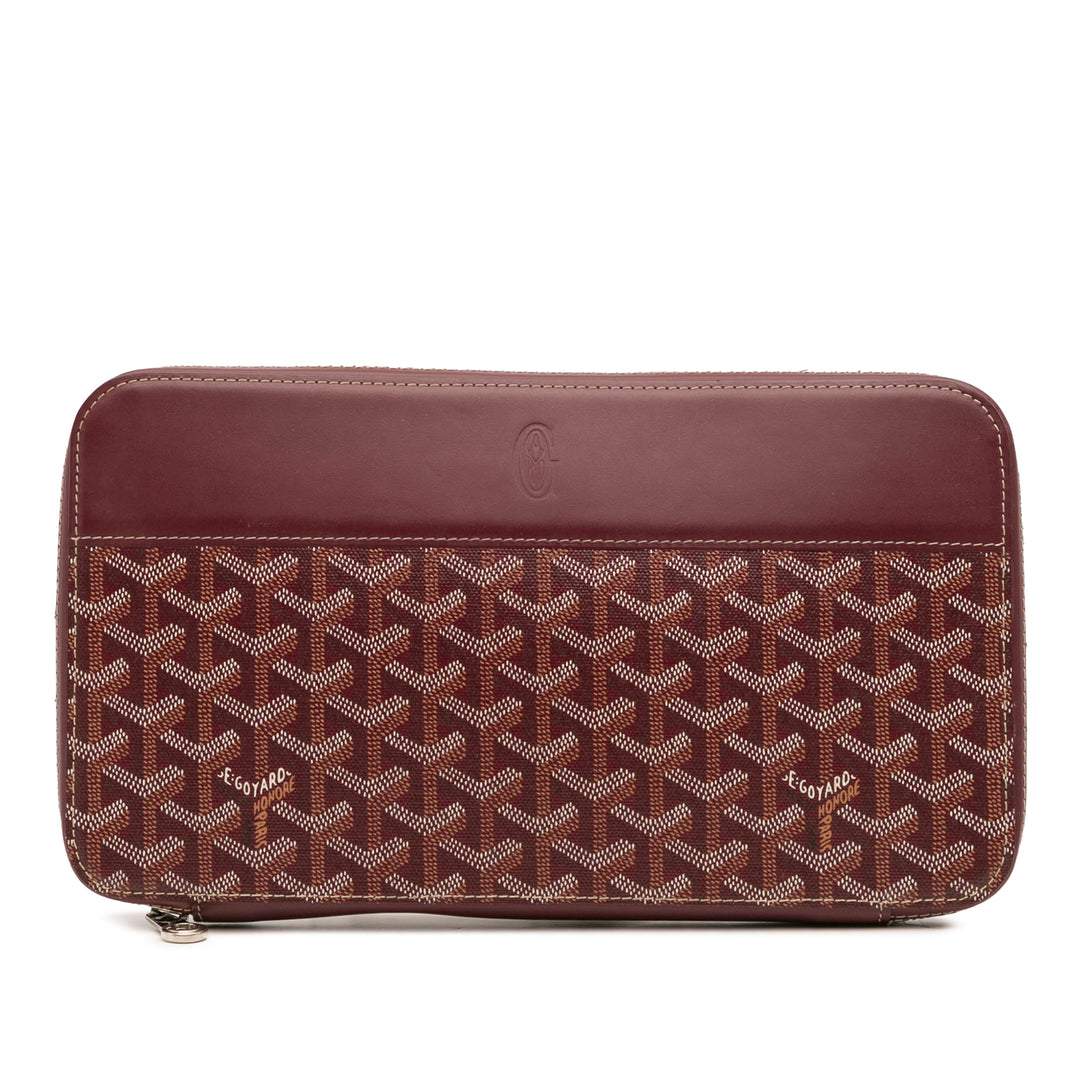 Goyardine Opera Travel Wallet Red - Gaby Paris