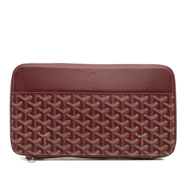 Goyardine Opera Travel Wallet Red - Gaby Paris
