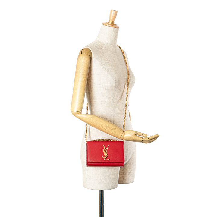 Small Grain de Poudre Kate Crossbody Red - Gaby Paris