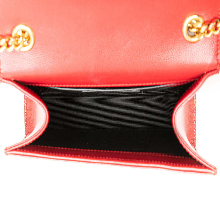 Small Grain de Poudre Kate Crossbody Red - Gaby Paris