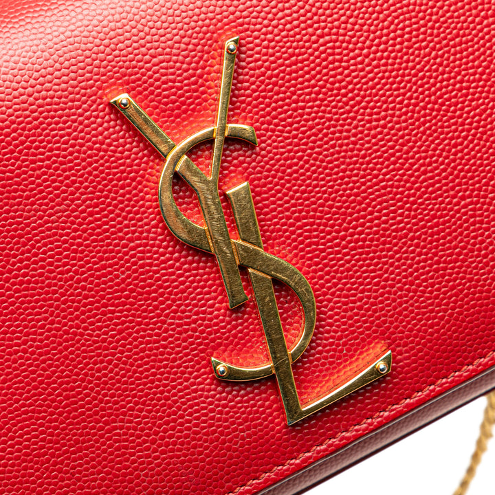 Small Grain de Poudre Kate Crossbody Red - Gaby Paris