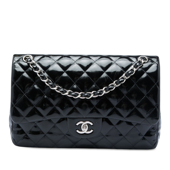 Chanel Classic Double rabat Jumbo Noir – vue principale – GABY PARIS