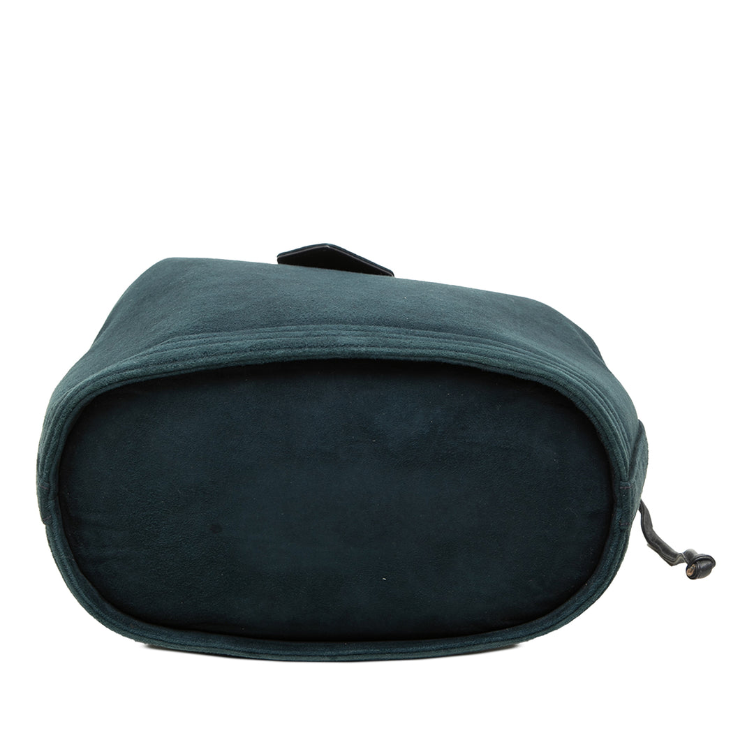 Saint Laurent Sac seau Medallion Bleu – vue 3 – GABY PARIS