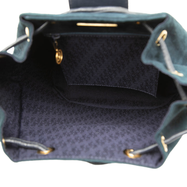 Saint Laurent Sac seau Medallion Bleu – vue 4 – GABY PARIS