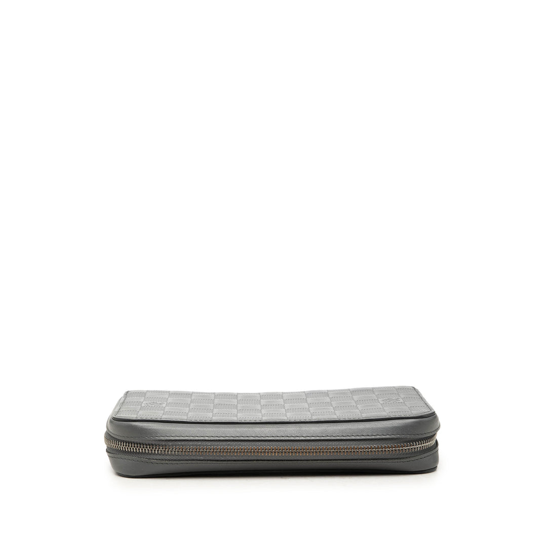 Louis Vuitton Zippy Portefeuille XL Damier Infini Gris – vue 3 – GABY PARIS