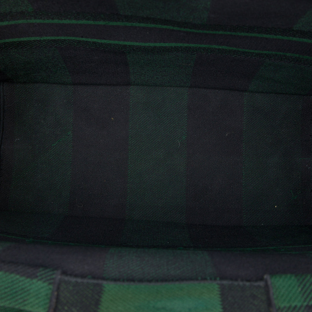 Dior Book Tote brodé Checkered Grand Vert – vue 4 – GABY PARIS