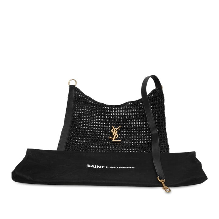 Saint Laurent Crochet Oxalis Sac Noir – vue 6 – GABY PARIS