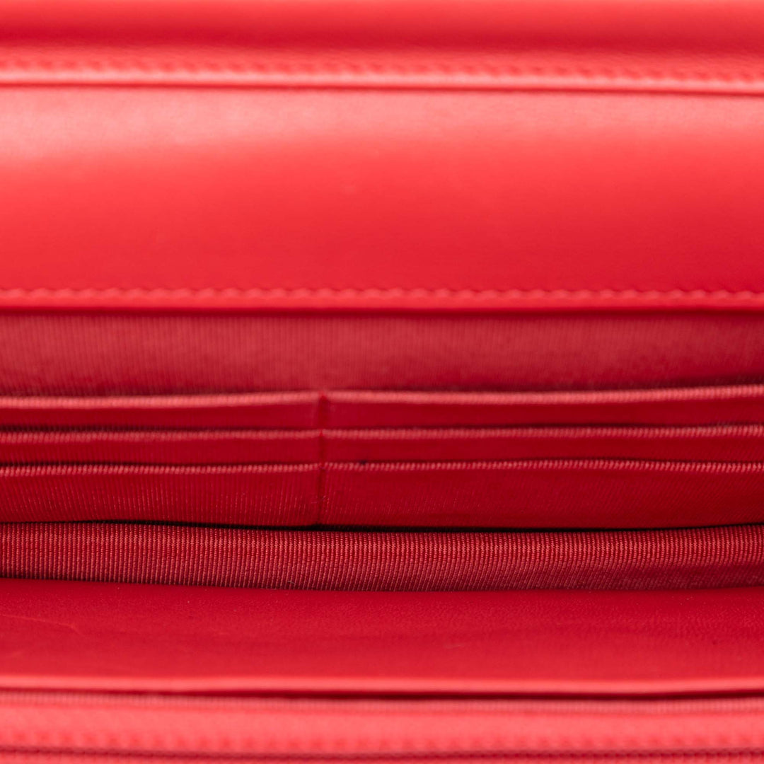 Chanel CC Matelassé Cuir d’agneau Wallet on Chain