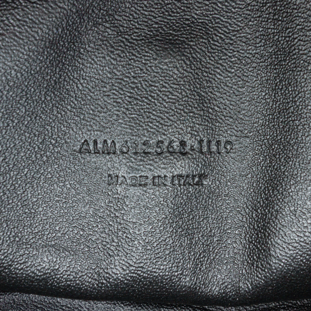 Canvas Metallic Tiger Print Monogram Lou Camera Bag Black - Gaby Paris