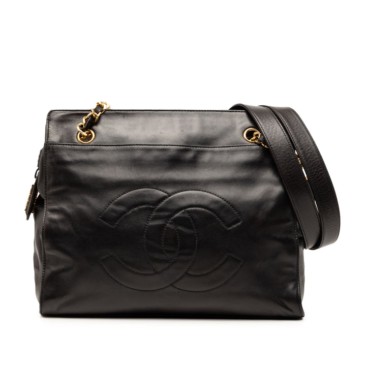 Chanel CC Cuir d’agneau Cabas chaîne