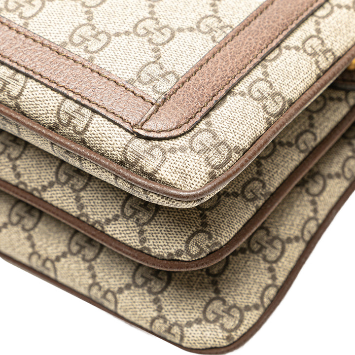 Medium GG Supreme Ophidia Crossbody Brown - Gaby Paris