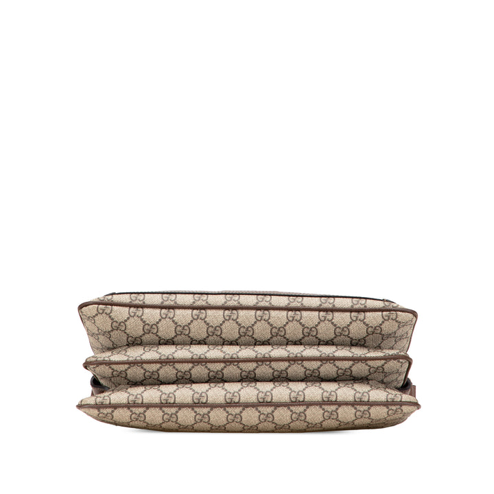 Medium GG Supreme Ophidia Crossbody Brown - Gaby Paris