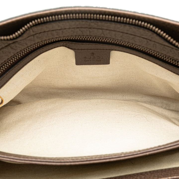 Medium GG Supreme Ophidia Crossbody Brown - Gaby Paris