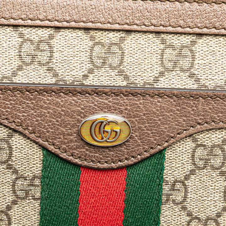 Medium GG Supreme Ophidia Crossbody Brown - Gaby Paris