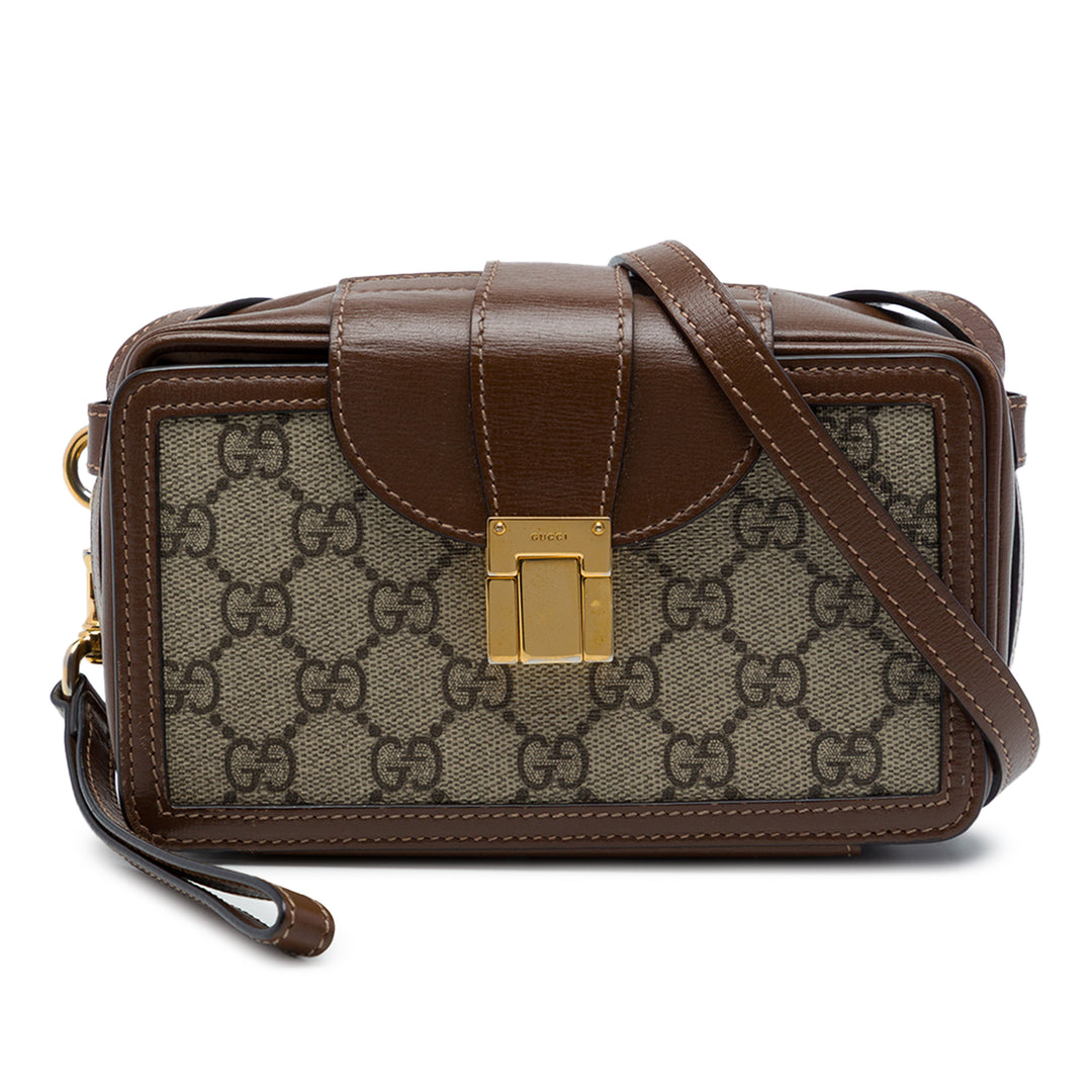 Fermoir Sac Mini GG Supreme Beige