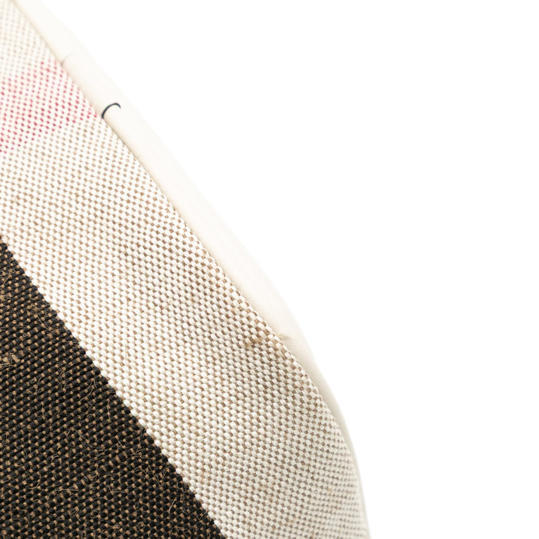 Burberry Mini Mega Check Toile Ashby Pompon Bucket Sac