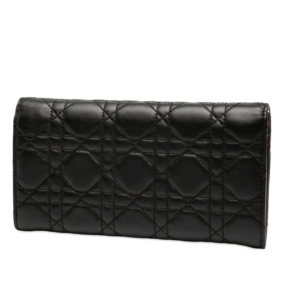 Dior Cuir d’agneau Cannage Miss Dior Promenade Wallet on Chain