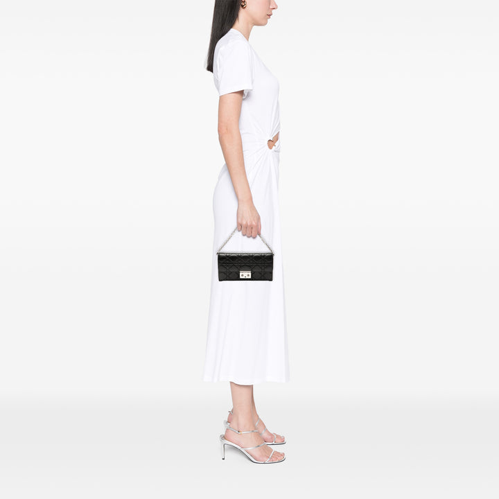 Dior Cuir d’agneau Cannage Miss Dior Promenade Wallet on Chain