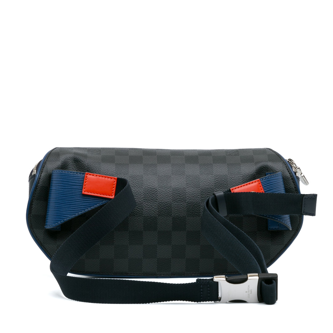 Epi Damier Graphite Bumbag Blue - Gaby Paris