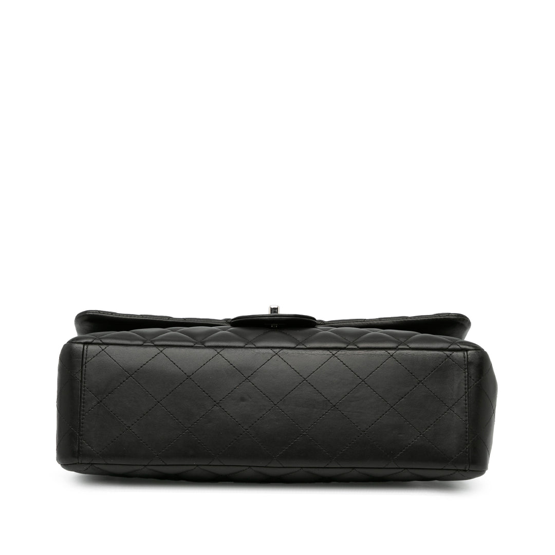 Chanel Maxi Classic Lambskin Double Flap Black - GABY PARIS