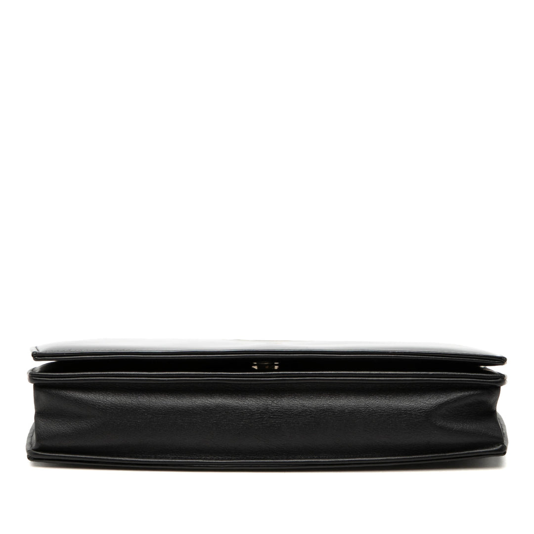 Chanel CC Cuir verni Compact Wallet on Chain