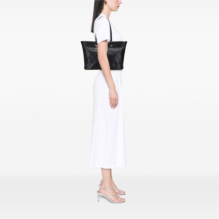 CC Caviar Wild Stitch On the Road Tote Black - Gaby Paris