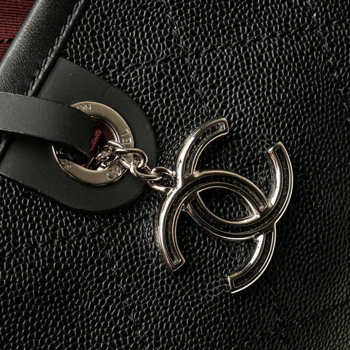 CC Caviar Wild Stitch On the Road Tote Black - Gaby Paris