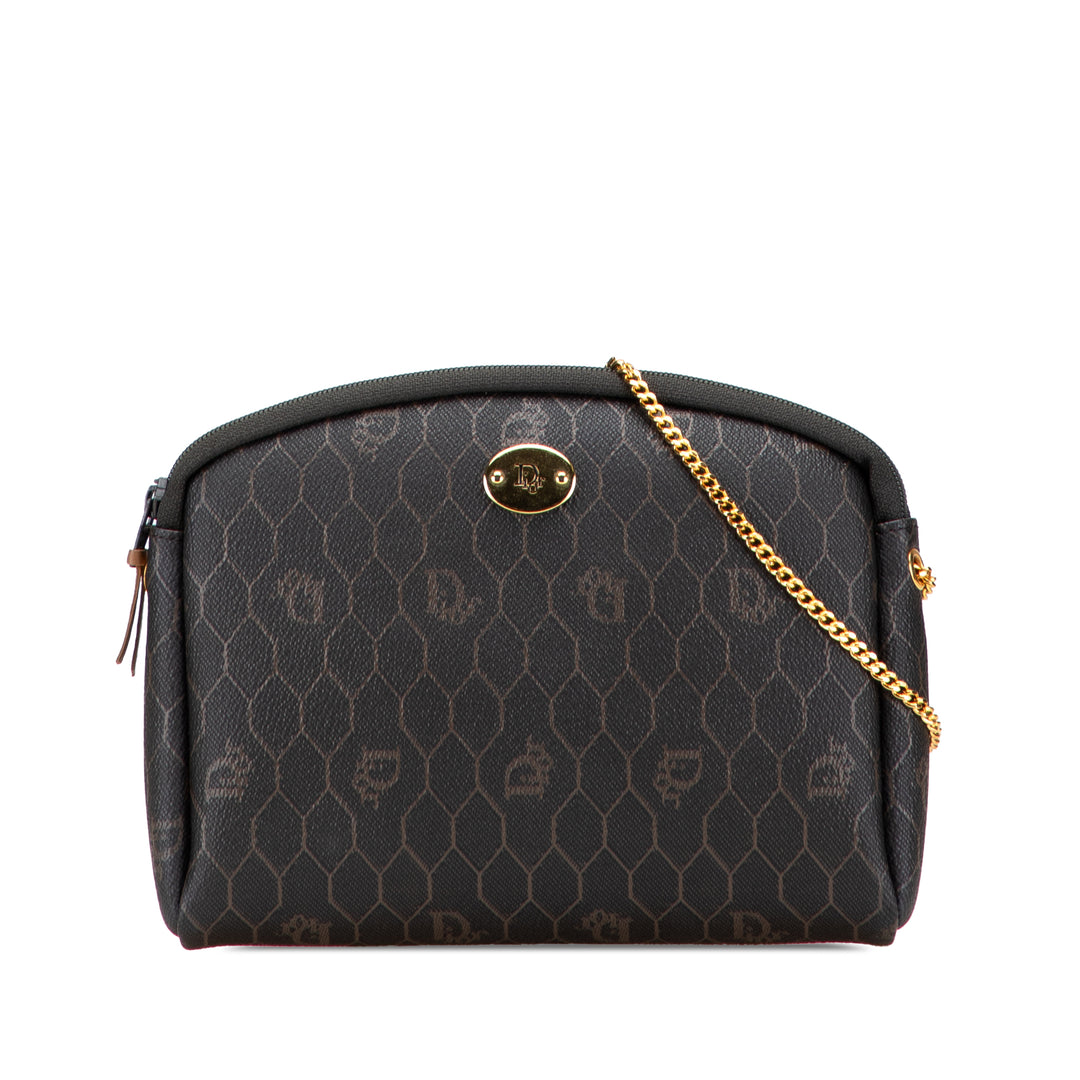 Dior Honeycomb Coated Toile Chain Sac porté croisé Noir – GABY PARIS Authentique