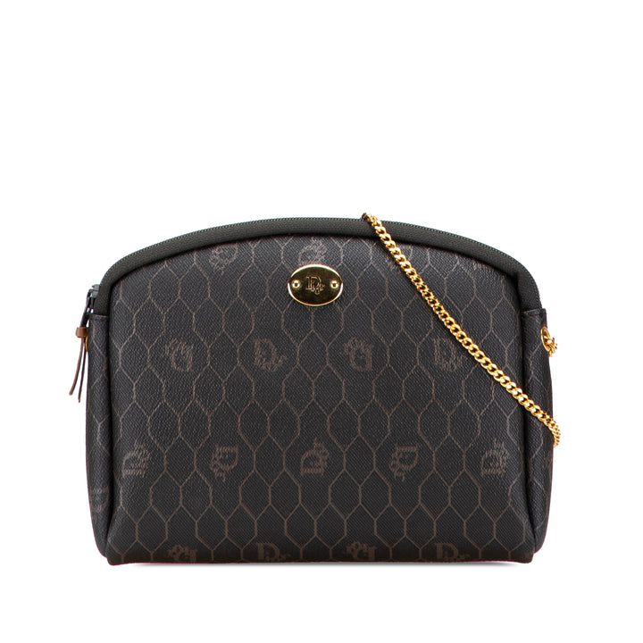 Dior Honeycomb Coated Toile Chain Sac porté croisé Noir – GABY PARIS Authentique