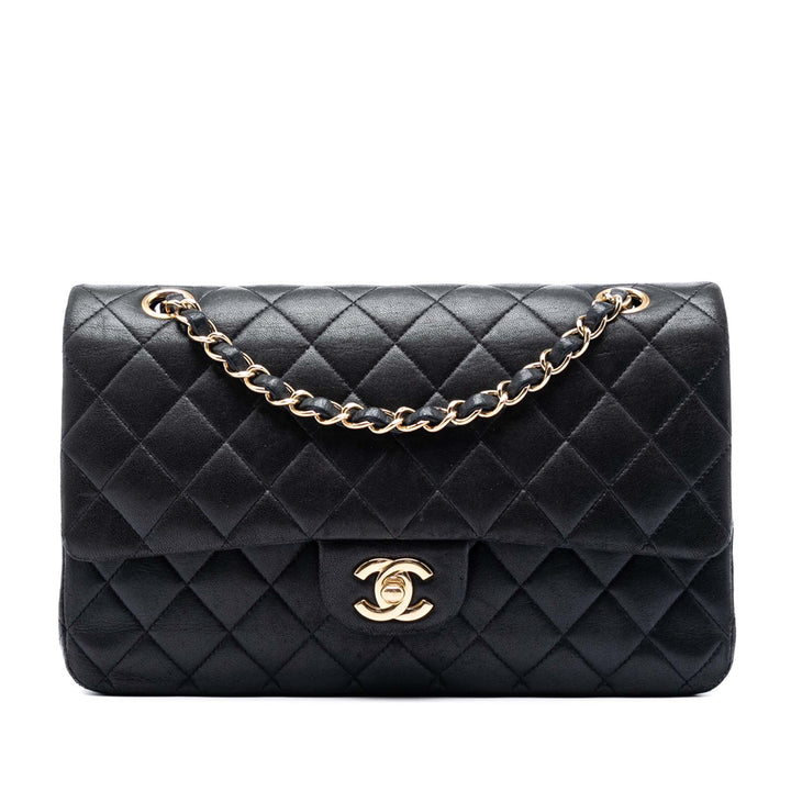 Chanel Medium Classic Cuir d’agneau Double rabat