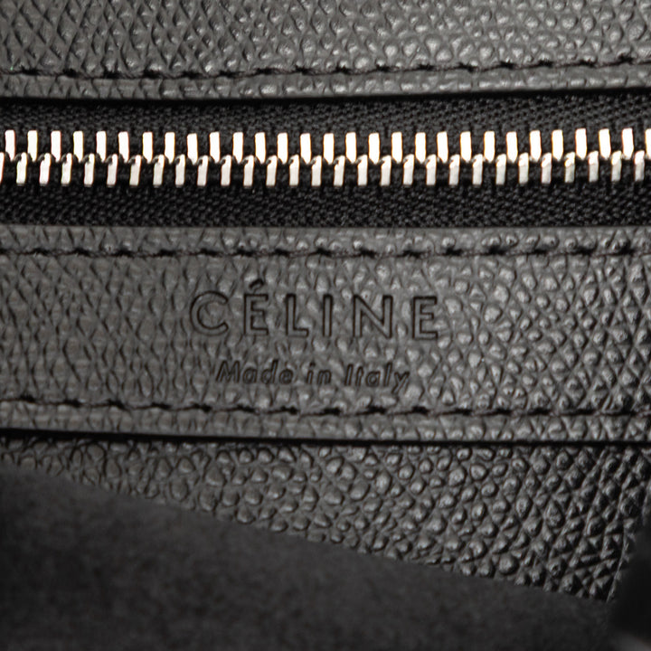 Celine Small Cuir de veau grainé Cabas vertical