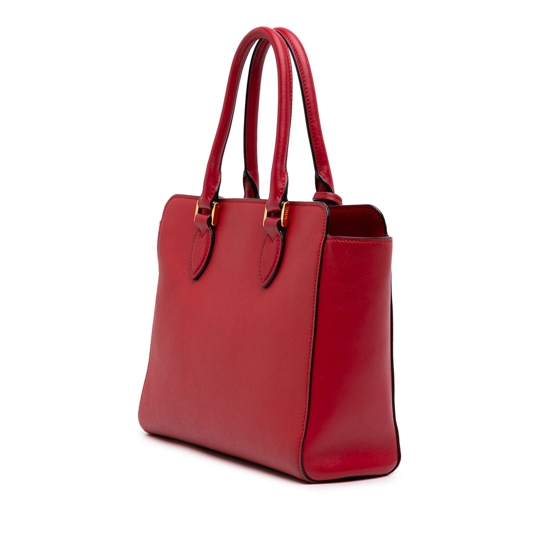 Prada Souple Veau à finitions Cabas Cuir Saffiano