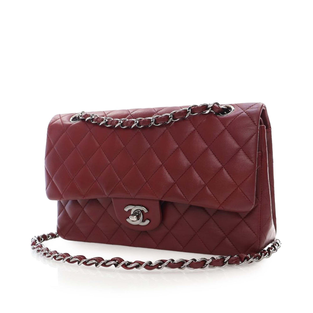 Chanel Medium Classic Cuir d’agneau Double rabat